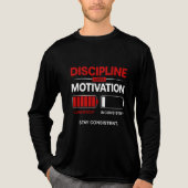Discipline Over Motivation – Stay Consistent | Sel トライブレンドＴシャツ (正面)