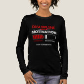 Discipline Over Motivation – Stay Consistent | Sel トライブレンドＴシャツ (正面)