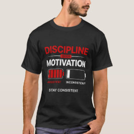 Discipline Over Motivation – Stay Consistent | Sel Tシャツ