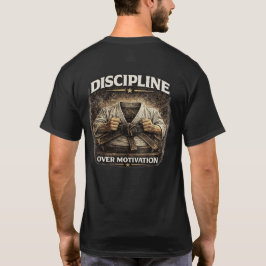 Discipline Over Motivation Tシャツ