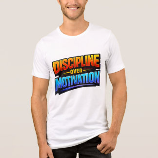 DISCIPLINE OVER MOTIVATION ⚡ The Secret to Unstopp トライブレンドＴシャツ