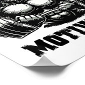 Discipline Over Motivation Weightlift Gym Quotes G ポスター (角)