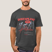 Discipline Over Perfection Gym T-Shirt | Streetwea Tシャツ (正面)