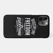 Discipline Today Freedom Tomorrow Case-Mate iPhoneケース (裏面(横))