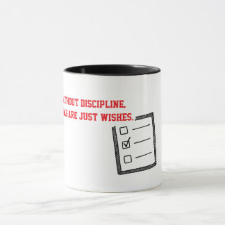 Discipline Turns Goals Into Reality マグカップ