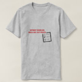Discipline Turns Goals Into Reality Tシャツ (デザイン正面)