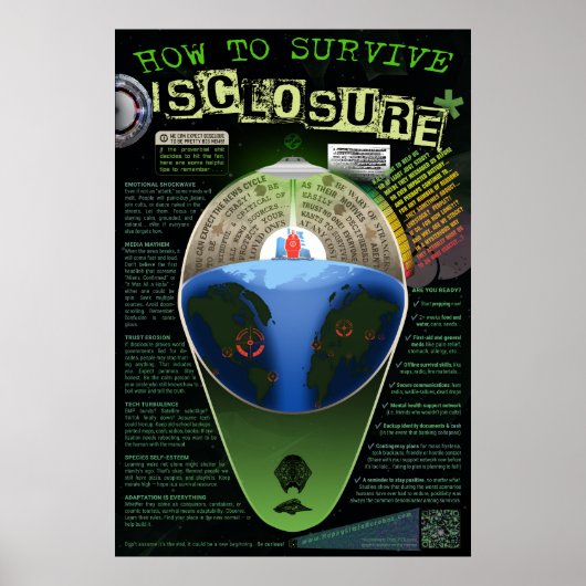 DISClosureの生き延び使い方 ポスター (正面)