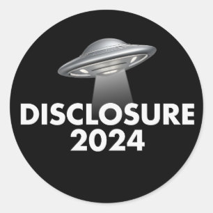 Disclosure 2024 UFO ラウンドシール