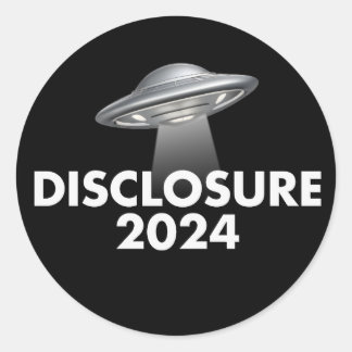 Disclosure 2024 UFO ラウンドシール