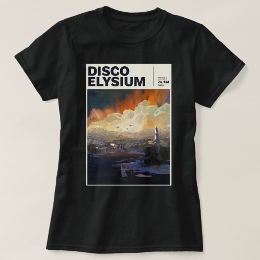 DiscoエリシウムエッセンシャルTシャツ Tシャツ (デザイン正面)
