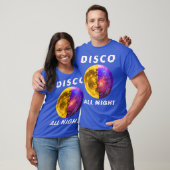 Discoオールナイト鏡ボールレトロヴィンテージ Tシャツ (ユニセックス)