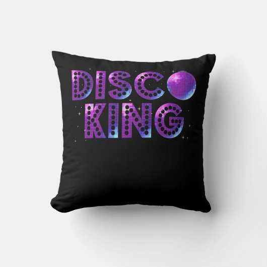 Discoキング踊り70s 80s 90sミュージックラブ クッション (正面)