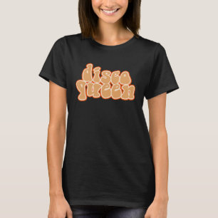 Discoクイーンヴィンテージレトロ踊り70s 80s for Wome Tシャツ
