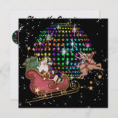 DISCOサンタ – パーティー- SRF 招待状 (正面/裏面)