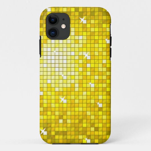 Discoタイル黄色iPhone 5ケース Case-Mate iPhoneケース (裏面)