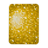 Discoタイル「金ゴールド」プレミアム磁石 マグネット (縦)