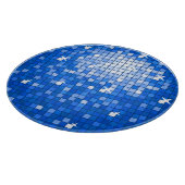 DiscoタイルDark Blueカッティングボード円形 カッティングボード (角)