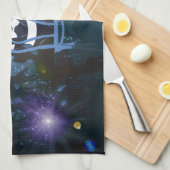 Discoハートビート キッチンタオル (四つ折り)