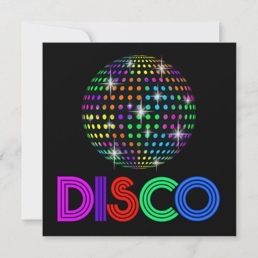 DISCOパーティー- SRF 招待状 (正面)