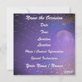 DISCOパーティー- SRF 招待状 (裏面)