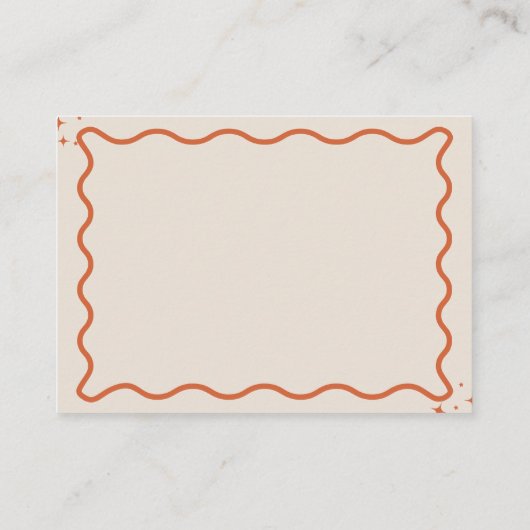 DiscoベビーGroovy Baby Showerブックリクエスト エンクロージャーカード (裏面)