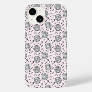 Discoボールと音楽ノート Case-Mate iPhone 14ケース