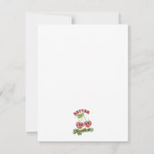 Discoボールバレンタインのさくらんぼを一緒に楽しむ カード (裏面)