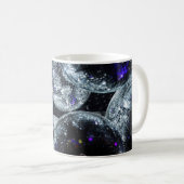 Discoボール：暗いパーティー雰囲気 コーヒーマグカップ (正面右)