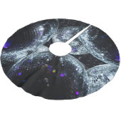 Discoボール:暗いパーティー雰囲気 ブラッシュドポリエステルツリースカート (アングル)