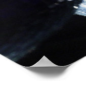 Discoボール：暗いパーティー雰囲気 ポスター (角)