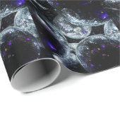 Discoボール：暗いパーティー雰囲気 ラッピングペーパー (ロールコーナー)