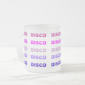 DISCOマグカップ(すりガラス) フロストグラスマグカップ (正面左)