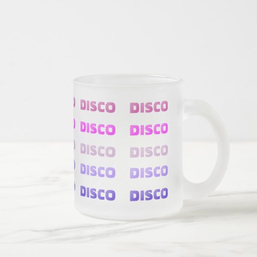 DISCOマグカップ(すりガラス) フロストグラスマグカップ (右)