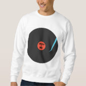 DiscoミュージックレコードSweatshirt スウェットシャツ (正面)
