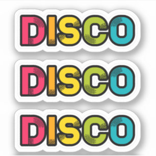 DISCOレトロビニル シール