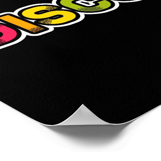 DISCOレトロビニル ポスター (角)