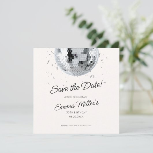 Disco誕生祝い日付の保存 セーブザデート (スタンド正面)