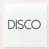 DISCO踊り ガラスコースター (正面)