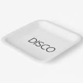 DISCO踊り ペーパープレート (傾斜あり)