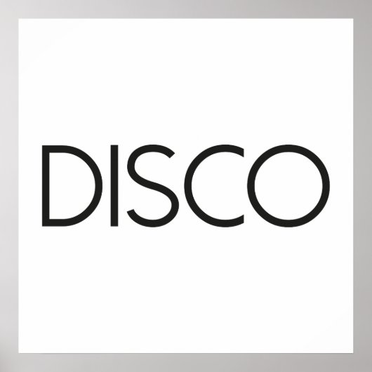 DISCO踊り ポスター (正面)