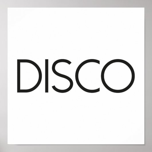 DISCO踊り ポスター (正面)