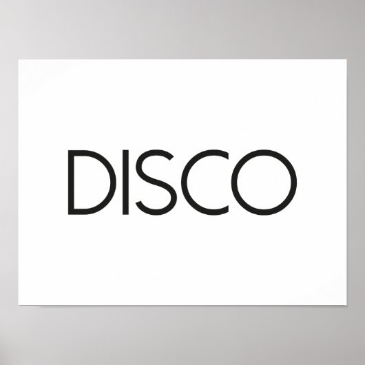 DISCO踊り ポスター (正面)
