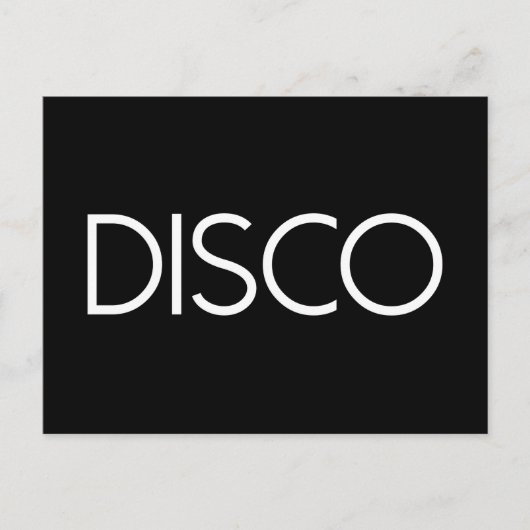 DISCO踊り ポストカード (正面)