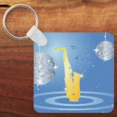 Disco音楽キーチェーン キーホルダー (正面)