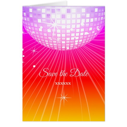 disco、保存する日付カード、サイズ：標準(5" x 7") (正面)