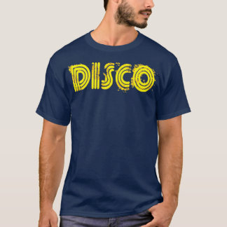 Disco 1970sスタイル懐中電灯ヴィンテージDisco Tシャツ