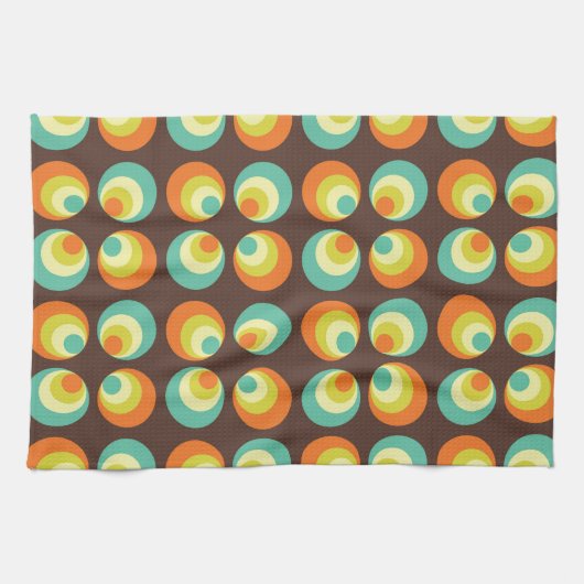 Disco 70s 60sレトロポップ・アートの文化 キッチンタオル (横)
