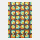 Disco 70s 60sレトロポップ・アートの文化 キッチンタオル (縦)