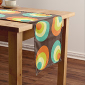 Disco 70s 60s Retro Pop Culture ショートテーブルランナー (インサイチュ)