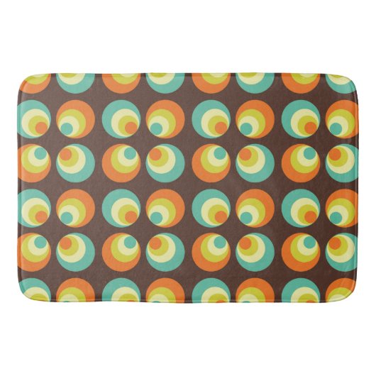 Disco 70s 60s Retro Pop Culture バスマット (正面)